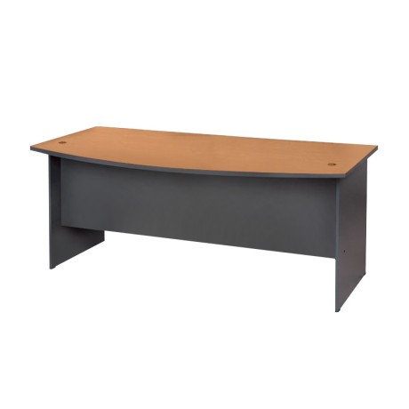 DESK-A 180x90 Grey/Cherry