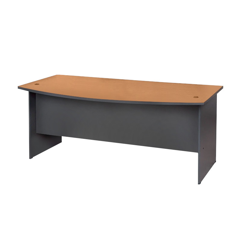 DESK-A 180x90 Grey/Cherry