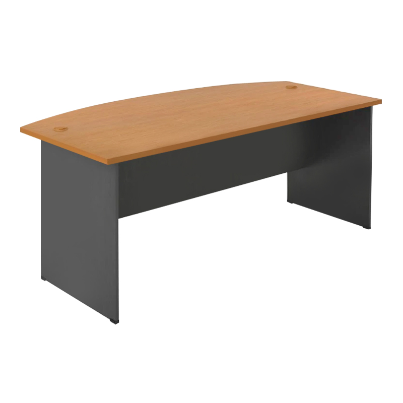 DESK-A 180x90 Grey/Cherry
