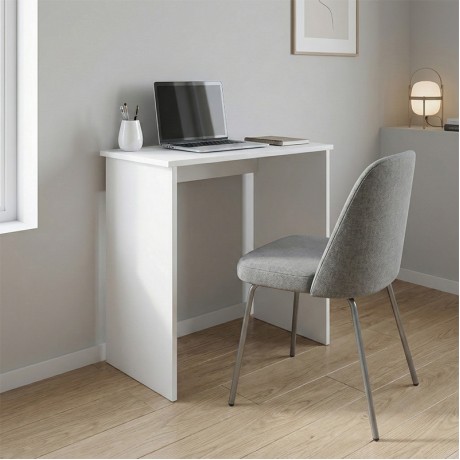 Biro Megapap melamine office desk in white color 70x40x75cm.