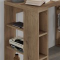 Colmar Megapap melamine study desk in light walnut color 106x50x75cm.