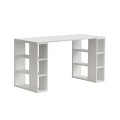 Γραφείο εργασίας Colmar Megapap χρώμα λευκό 140x60x75εκ