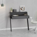 Cowork Megapap melamine desk in anthracite color 94x50x91cm.