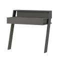 Cowork Megapap melamine desk in anthracite color 94x50x91cm.