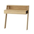 Cowork Megapap melamine desk in oak color 94x50x91cm.
