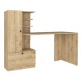 Γραφείο εργασίας Domingo Megapap χρώμα sapphire oak 149,5x60x120εκ.