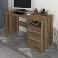Eldoris Megapap melamine desk in walnut color 120x60x75cm.