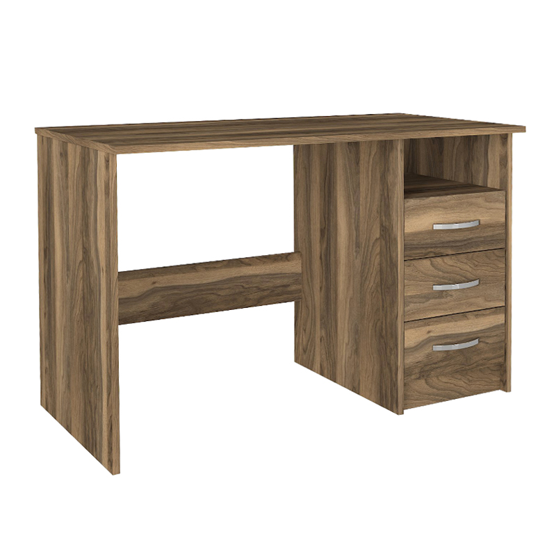Eldoris Megapap melamine desk in walnut color 120x60x75cm.