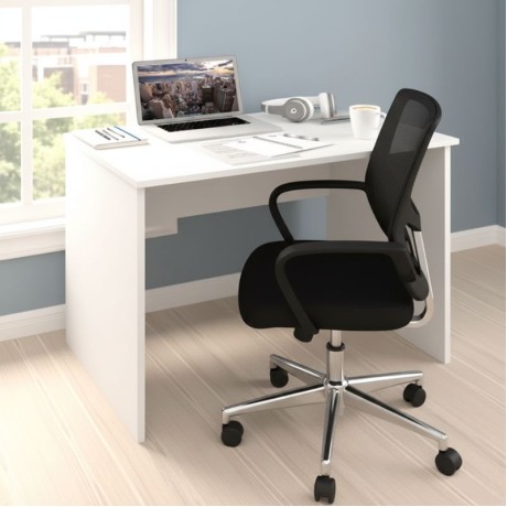 Kalen Megapap melamine office desk in white color 90x60x74cm.