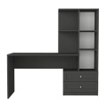 Mantra Megapap melamine office desk in anthracite color 155x60x152cm.