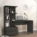 Γραφείο εργασίας Mantra Megapap χρώμα ανθρακί 155x60x152εκ.