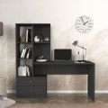 Γραφείο εργασίας Mantra Megapap χρώμα ανθρακί 155x60x152εκ.