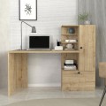 Merino Megapap melamine desk in sapphire oak color 149,5x61,8x120cm.