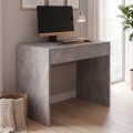 Mida Megapap melamine desk in concrete grey color 72x60x73,8cm.