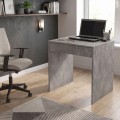 Mida Megapap melamine desk in concrete grey color 72x60x73,8cm.
