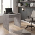 Mida Megapap melamine desk in concrete grey color 72x60x73,8cm.