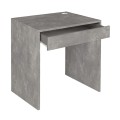 Mida Megapap melamine desk in concrete grey color 72x60x73,8cm.