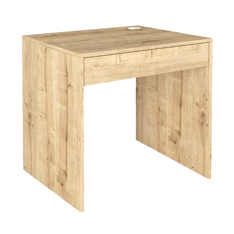 Γραφείο εργασίας Mida Megapap χρώμα sapphire oak 72x60x73,8εκ.