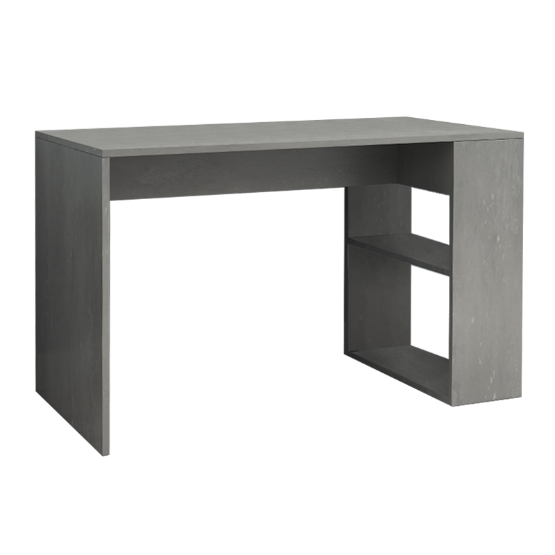 Mikro Megapap melamine office desk in concrete grey color 120x60x75cm.