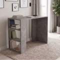 Netenia Megapap melamine desk in concrete grey color 90x40x74cm.