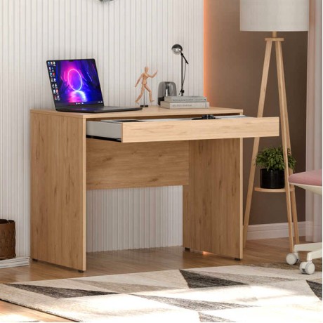 Vareno Megapap melamine desk in florida oak color 90x55x75cm.