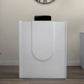 Mezzo Megapap melamine reception desk in white color 90x40x110cm.