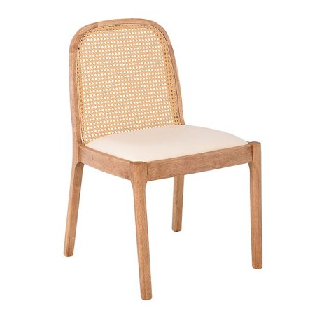 HENLEY Chair Natural, Pu Cream