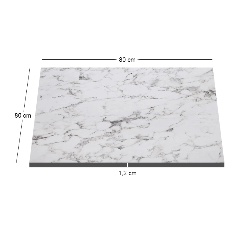HPL Επιφάνεια Τραπεζιού Απόχρωση Marble