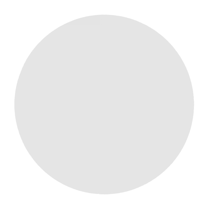 HPL Table Top D.60cm/12mm White (UV)