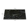 HPL Table Top 60x110cm/12mm Black Marble (UV)