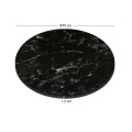 HPL Table Top D.70cm/12mm Black Marble (UV)