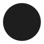 HPL Table Top D.60cm/12mm Black (UV)