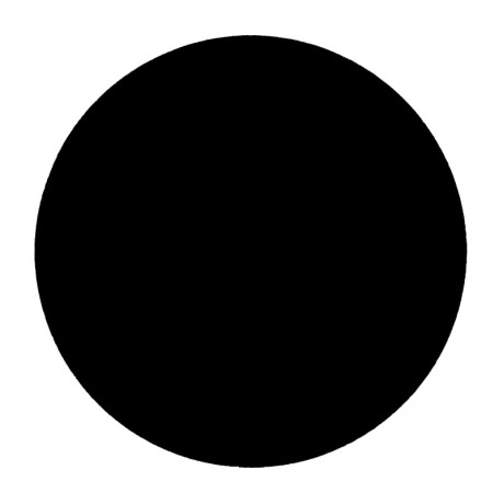 HPL Table Top D.70cm/12mm Black (UV)
