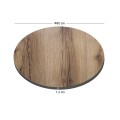 HPL (High Pressure Laminated) Επιφάνεια Τραπεζιού Απόχρωση Natural Wood, UV Φ80cm/12mm