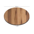HPL (High Pressure Laminated) Επιφάνεια Τραπεζιού Απόχρωση Rosewood, UV Φ70cm/12mm