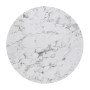 HPL Table Top D.120cm/12mm White Marble (UV)
