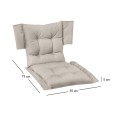 Director Padding Comforel - Fabric Quilted Ecru