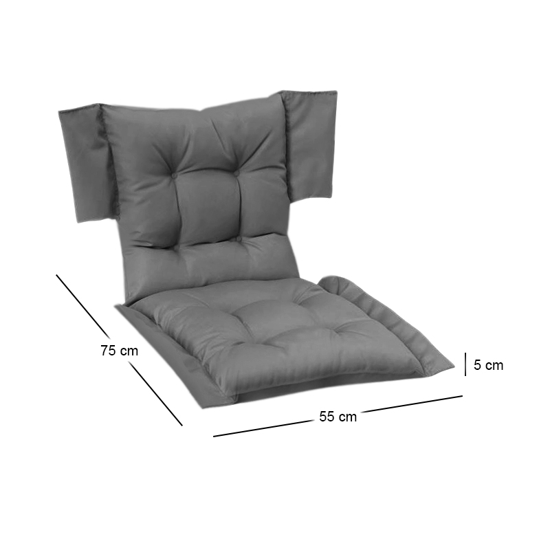 Director Padding Comforel - Fabric Quilted Grey