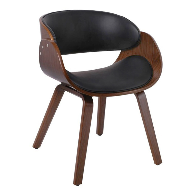 JOY Armchair-Pro Walnut/Pu Black