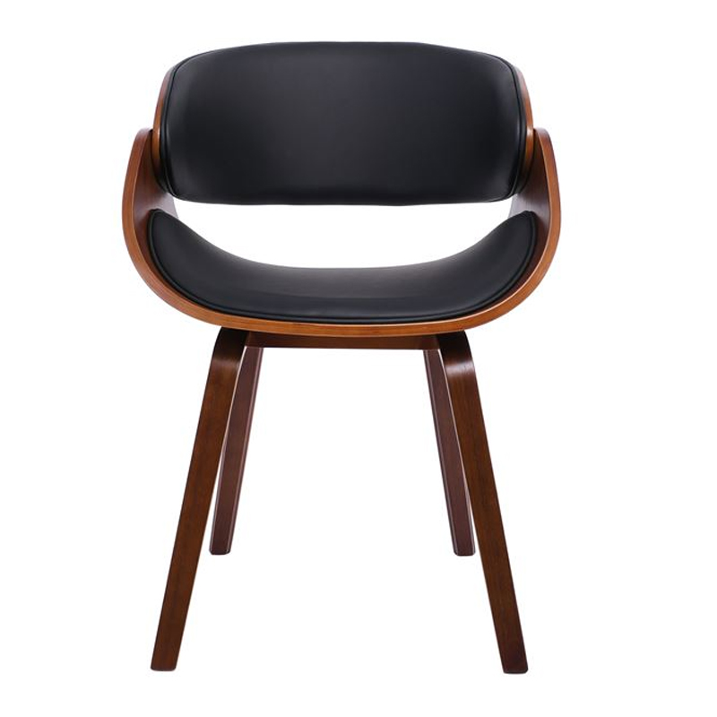 JOY-W Armchair Walnut/Pu Black