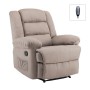 JULIA Massage-Relax Armchair, Fabric Cappuccino