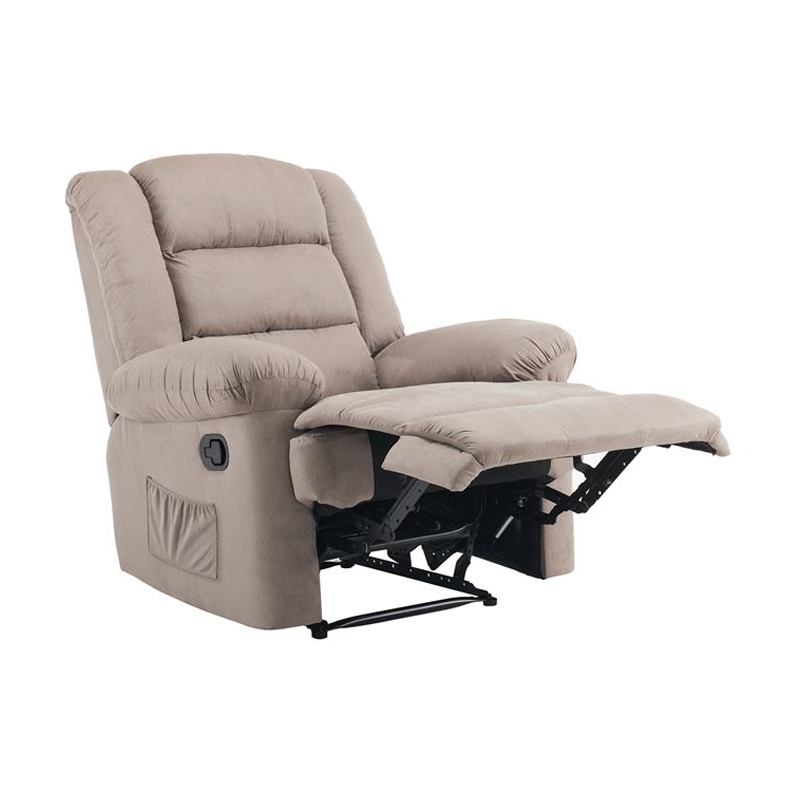 JULIA Massage-Relax Armchair, Fabric Cappuccino