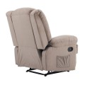 JULIA Massage-Relax Armchair, Fabric Cappuccino