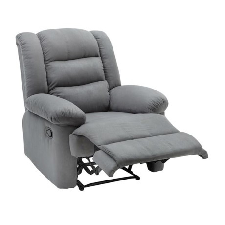 Πολυθρόνα relax Julia ύφασμα χρώμα γκρι 93x90x100εκ.