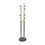 NORDIC DUO Hanger - Coat Stand Steel Black/Natural
