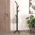 Triad Megapap metal clothes hanger in black color 37.5x37.5x146.8cm.