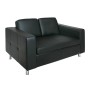 ALAMO 2-Seater Sofa Black Pu
