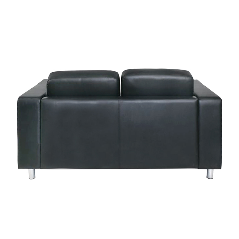 ALAMO 2-Seater Sofa Black Pu