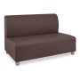 BANDY 2-Seater Sofa Brown Pu