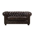 CHESTERFIELD-689 2-S Leather Brown